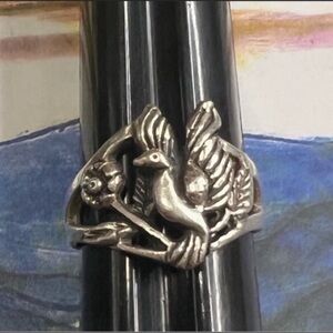 Genuine Sterling Silver .925 Bird Ring Size 6